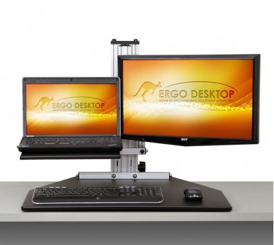 Hybrid Kangaroo- standing desk for laptop and